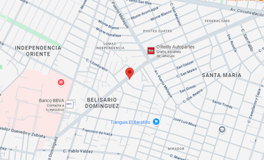 Casa ubicada en colonia Belisario Domínguez, Guadalajara Jalisco. Con 2 recamaras y 104m2. Muy cerca del Tianguis el Baratillo.