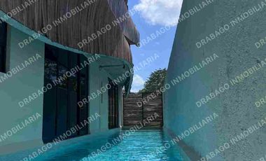 Loft en venta amueblado y equipado en región 15 con alberca