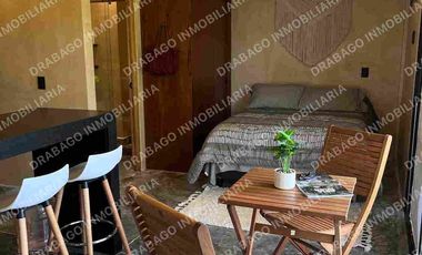 Loft en venta amueblado y equipado en región 15 con alberca