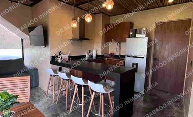 Loft en venta amueblado y equipado en región 15 con alberca