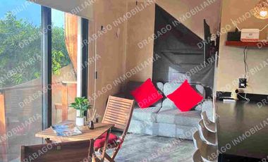 Loft en venta amueblado y equipado en región 15 con alberca