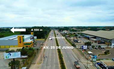 EN VENTA TERRENO AMPLIO A LA SALIDA DE MACHALA