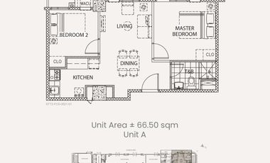 2 Bedroom Foe Sale in Simulong Highway Marikina City | Siena Towers