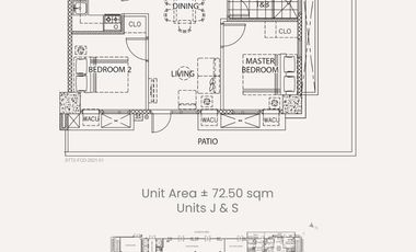 2 Bedroom Foe Sale in Simulong Highway Marikina City | Siena Towers