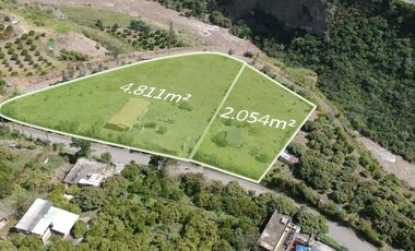 Venta de terreno en Patate sector Puñapí