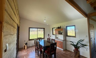 2,3 hectáreas Casa Nueva Parcela con Estero Todo Asfaltado.