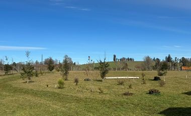 2,3 hectáreas Casa Nueva Parcela con Estero Todo Asfaltado.