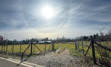 2,3 hectáreas Casa Nueva Parcela con Estero Todo Asfaltado.