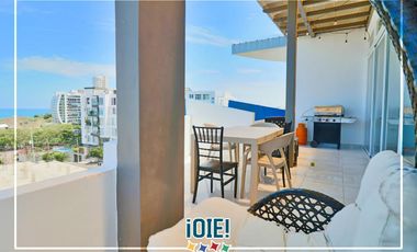 En Venta: Departamento Esquinero con Vista Al Mar en Manta