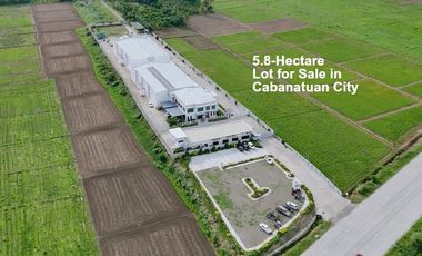 5.8-Hectare Lot Property with Building Facility in Caalibangbangan, Cabanatuan City, Nueva Ecija