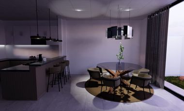 Casas en venta   diseño arquitectónico moderno de tres niveles en el Fraccionamiento El Diamante.