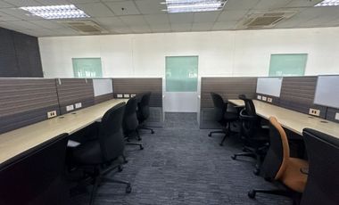 Ready to Move- In Affordable Whole Floor Office Space for Lease in Mandaluyong with BPO Set- Up