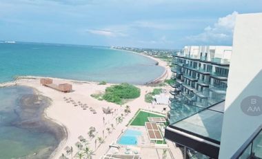 FURNISHED APARTMENT FOR RENT IN THE BEST MARINA ON THE YUCATAN COAST