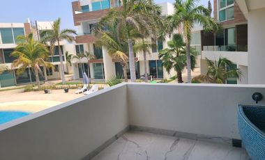 Departamento en venta Kuke planta baja amueblado Puerto Arista Chiapas