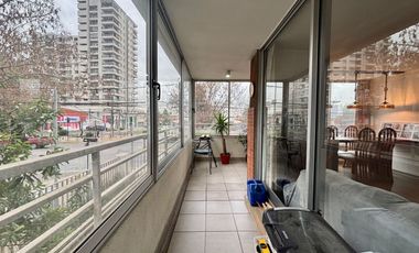 Se Vende Moderno Departamento 3d+2b+estac+bod. Ñuñoa, Metro Villa Frei