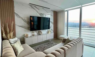 RIVER TOWERS-SAMBORONDON km5, Alquilo moderno Departamento Amoblado vista al río, 3 dormitorios $2000