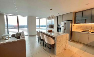 RIVER TOWERS-SAMBORONDON km5, Alquilo moderno Departamento Amoblado vista al río, 3 dormitorios $2000