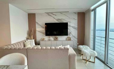 RIVER TOWERS-SAMBORONDON km5, Alquilo moderno Departamento Amoblado vista al río, 3 dormitorios $2000