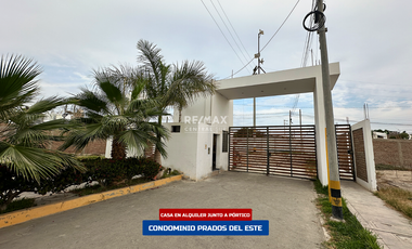 Casa En Alquiler - Condominio Prados Del Este (Ica)