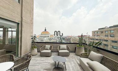 Departamento en renta en El centro historico Av Juarez la Nacional de Carso