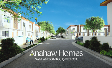 Complete Finish House and Lot With Gate and Fence For Sale in San Antonio, Quezon [Anahaw Homes by Stonewell]