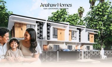 Complete Finish House and Lot With Gate and Fence For Sale in San Antonio, Quezon [Anahaw Homes by Stonewell]