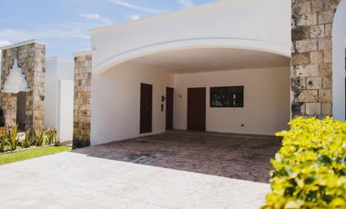 Casa en venta de un piso en residencial las Fincas, Temozon, Mérida