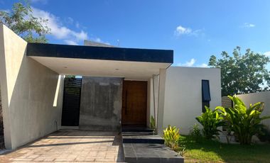 Casa en venta de una sola planta en Conkal, Merida