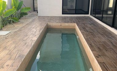 Casa en venta de una sola planta en Conkal, Merida