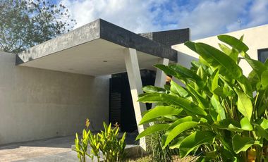 Casa en venta de una sola planta en Conkal, Merida