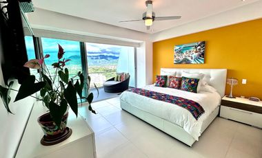 Departamento en venta de lujo frente al mar en Icon Puerto Vallarta.