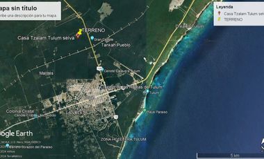 TERRENO EN VENTA VÍA TULUM A COBÁ