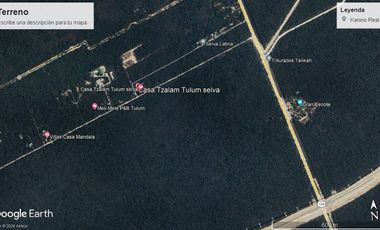 TERRENO EN VENTA VÍA TULUM A COBÁ