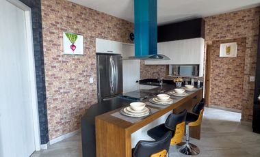 Departamento amueblado en renta en torre Quore zavaleta vista a los volcanes
