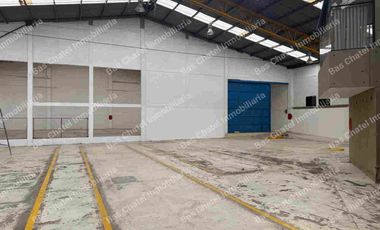 Bodega Industrial de 1890 m2 San Pedro Cholula  con anden y Transformador Instalado