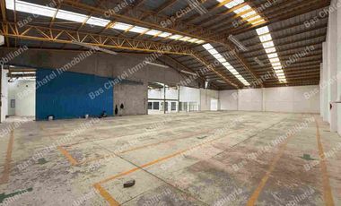 Bodega Industrial de 1890 m2 San Pedro Cholula  con anden y Transformador Instalado