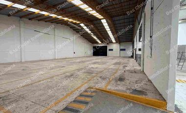 Bodega Industrial de 1890 m2 San Pedro Cholula  con anden y Transformador Instalado