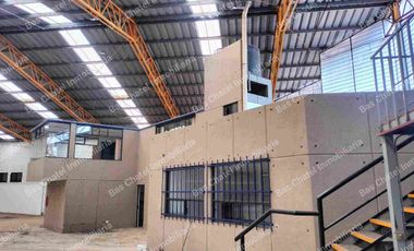 Bodega Industrial de 1890 m2 San Pedro Cholula  con anden y Transformador Instalado