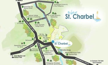 Lot for Sale The Lake at St. Charbel Dasmarinas