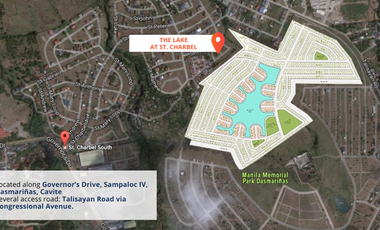 Lot for Sale The Lake at St. Charbel Dasmarinas