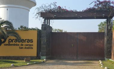 AMPLIO TERRENO EN CONDOMINIO PRADERAS DE SAN ANDRÉS
