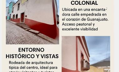 PROPIEDAD EN VENTA EN GUANAJUATO CAPITAL IDEAL PARA PROYECTO DE HOSPITALIDAD