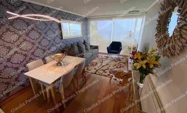 Arriendo de depto. vista al mar