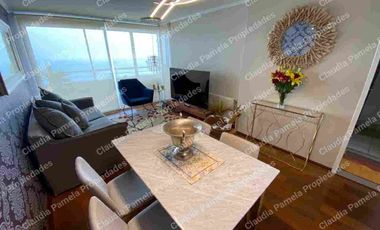 Arriendo de depto. vista al mar