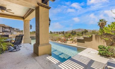 Casa en venta en campo de golf en Los Cabos BCS con beach club