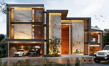 RESIDENCIA A CONSTRUIR TEQUILA 6 EN PARQUE JALISCO DE LOMAS DE ANGELOPOLIS, PUEBLA, MEXICO. EN ESQUINA Y FRENTE AL AREA VERDE DE PARQUE TIGRILLOS