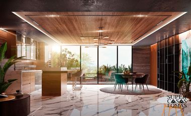 RESIDENCIA A CONSTRUIR TEQUILA 6 EN PARQUE JALISCO DE LOMAS DE ANGELOPOLIS, PUEBLA, MEXICO. EN ESQUINA Y FRENTE AL AREA VERDE DE PARQUE TIGRILLOS