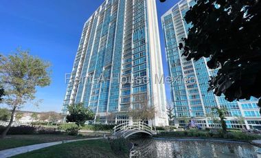 Santa Fe Juriquilla. RENTA - Departamento amueblado con menidades y 2 recámaras