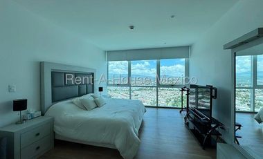 Santa Fe Juriquilla. RENTA - Departamento amueblado con menidades y 2 recámaras