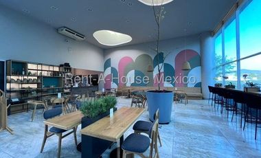 Santa Fe Juriquilla. RENTA - Departamento amueblado con menidades y 2 recámaras